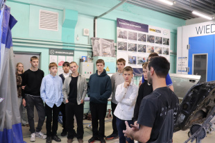 Школьники прошли профессиональные пробы по направлению «Мастер по ремонту и обслуживанию автомобилей»