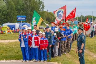 Торжественное открытие областных соревнований для детей и подростков «Школа безопасности»